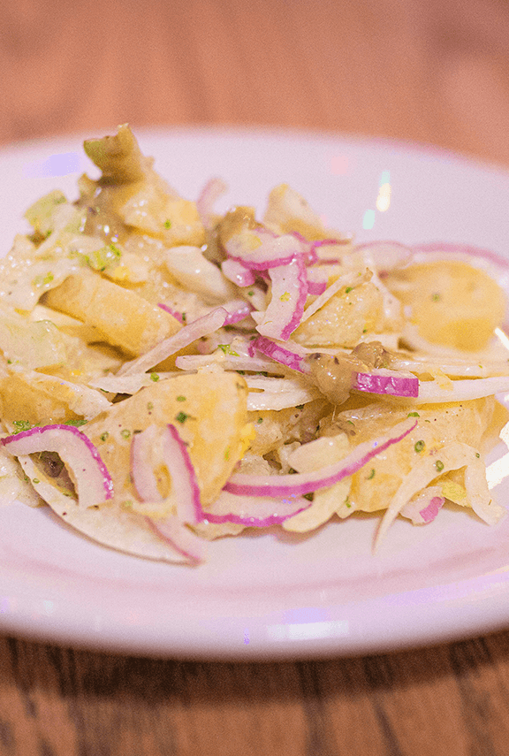 Recipe thumbnail image of Lasagna al ragu de poros y pimiento morrón